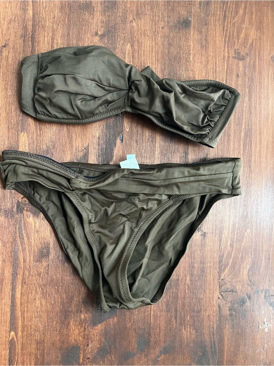 J. Crew Other - J. Crew brown Bandeau Bikini Set